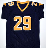 Eric Dickerson Autographed Blue Gold Pro Style Jersey w/HOF-Beckett W Hologram