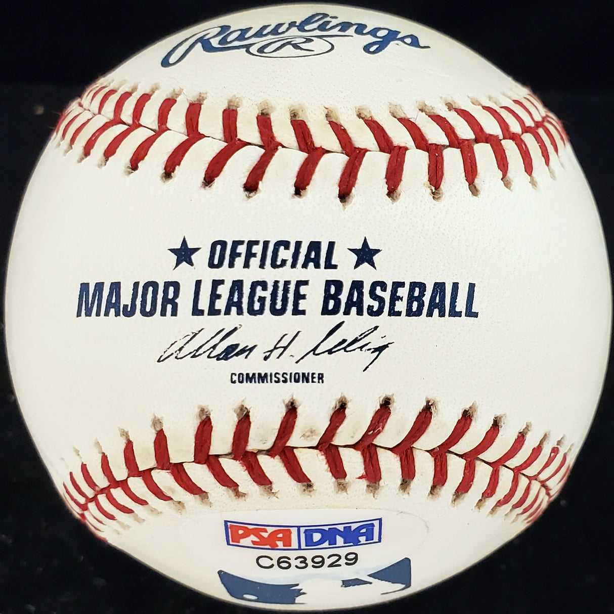 Dick Adams Autographed Official MLB Baseball Philadelphia A's PSA/DNA #C63929