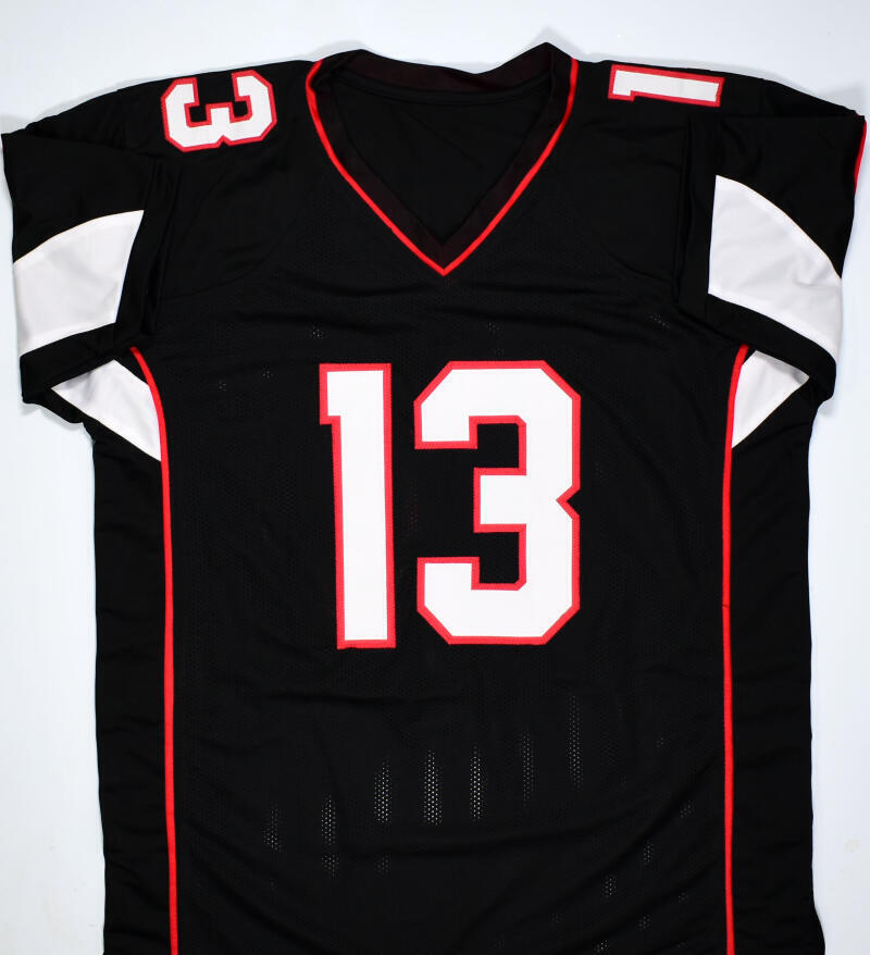 Kurt Warner Autographed Black Pro Style Jersey w/HOF - Beckett W Hologram *Black