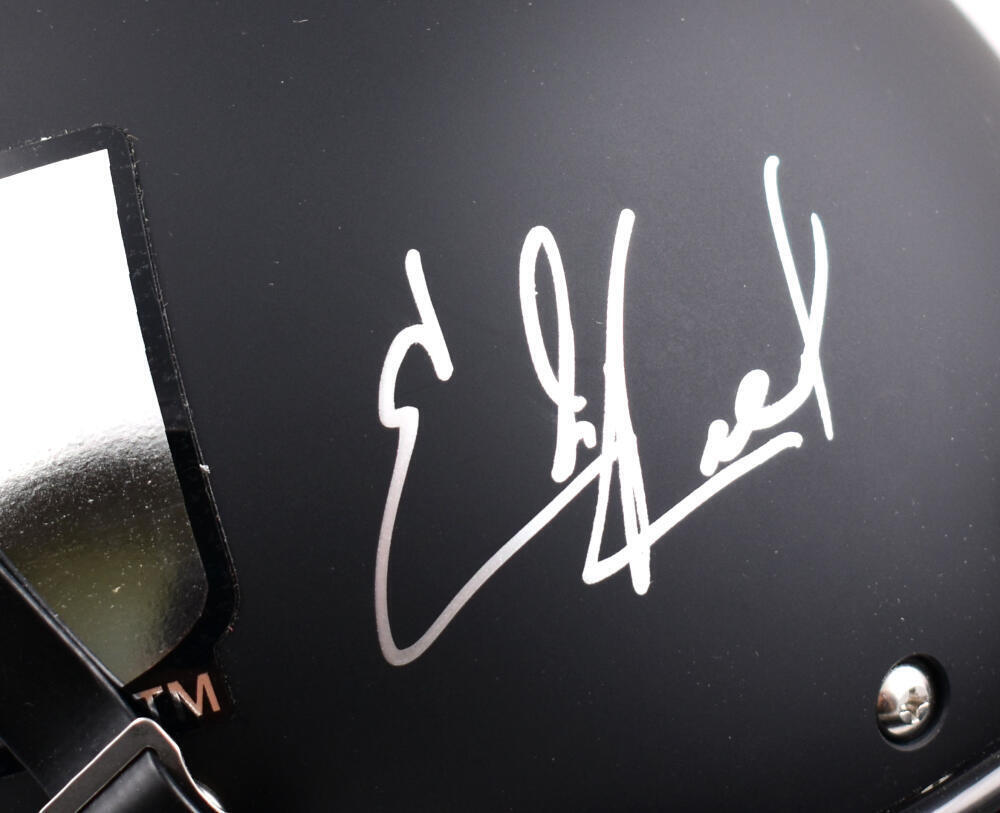 Ed Reed Autographed Miami Hurricanes F/S Schutt Authentic Helmet-Beckett W Holo