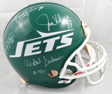 Sack Exchange Autographed New York Jets F/S Authentic Helmet - JSA W