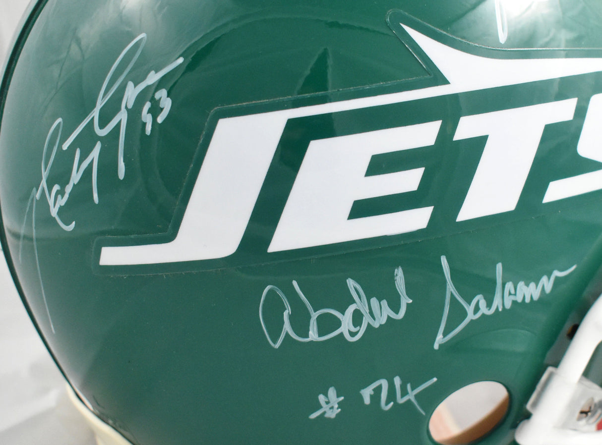 Sack Exchange Autographed New York Jets F/S Authentic Helmet - JSA W