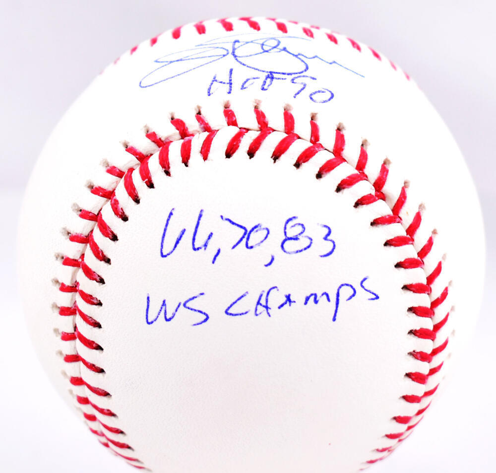 Jim Palmer Autographed Rawlings OML Baseball w/3 Inscriptions- Beckett W Holo