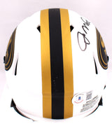Joe Montana Autographed San Francisco 49ers Lunar Speed Mini Helmet-Beckett Holo
