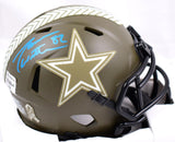 Jason Witten Signed Cowboys Salute to Service Speed Mini Helmet - Beckett W Holo