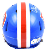 Ed McCaffrey Autographed Denver Broncos 75-96 Speed Mini Helmet- Beckett W Holo