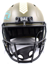 Jason Witten Signed Cowboys F/S Salute to Service Speed Helmet- Beckett W Holo