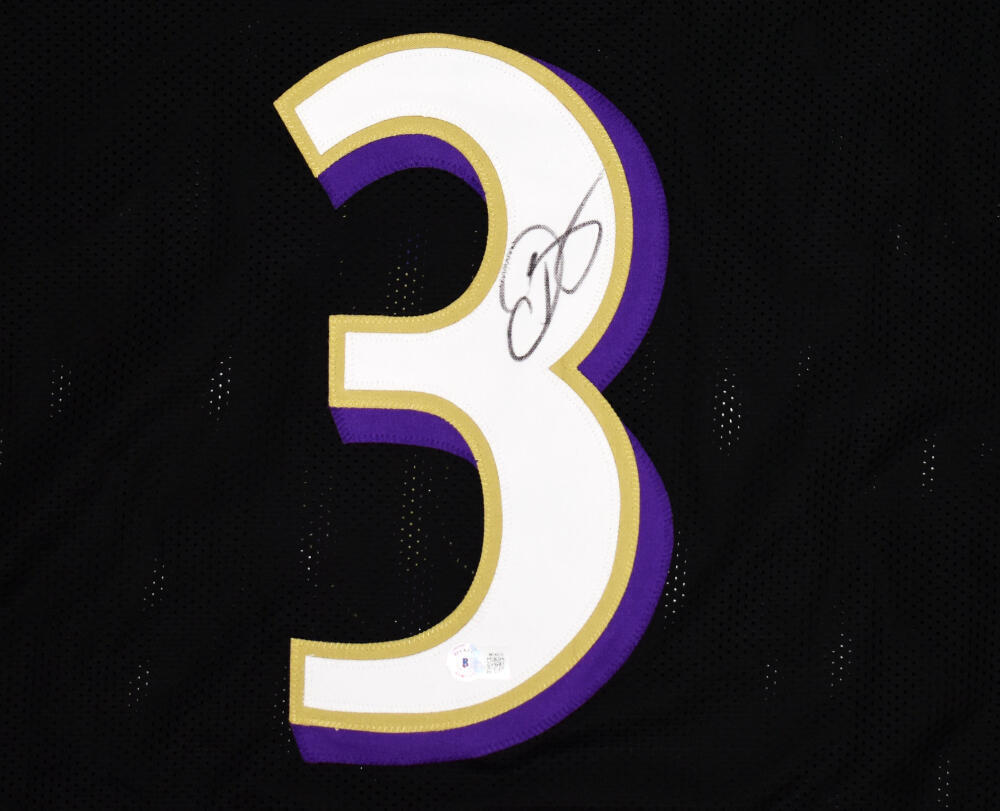 Odell Beckham Jr. Autographed Black Pro Style Jersey-Beckett W Hologram *Black