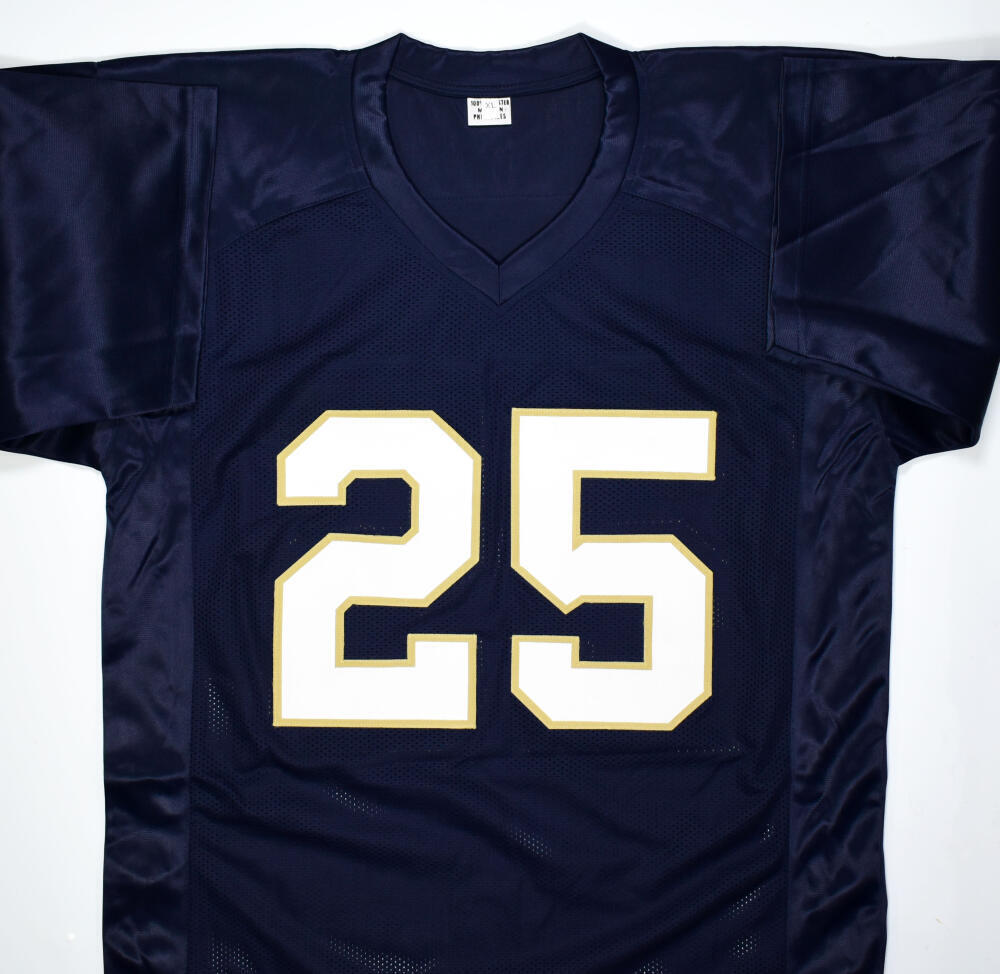 Rocket Ismail Signed Blue College Style Jersey w/ 88 Nat'l Champs-Beckett W Holo