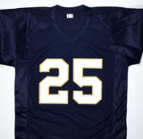 Rocket Ismail Signed Blue College Style Jersey w/ 88 Nat'l Champs-Beckett W Holo