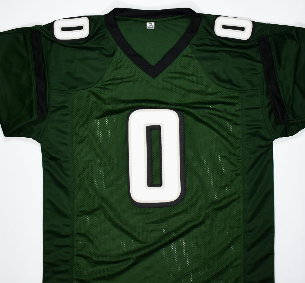 D'Andre Swift Autographed Green Pro Style Jersey - Beckett W Hologram *Black