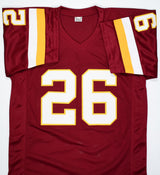 Clinton Portis Autographed Maroon Pro Style Jersey- Beckett W Hologram *Black