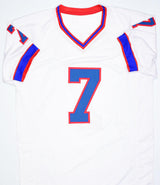 Doug Flutie Autographed White Pro Style Jersey-Beckett W Hologram *Silver