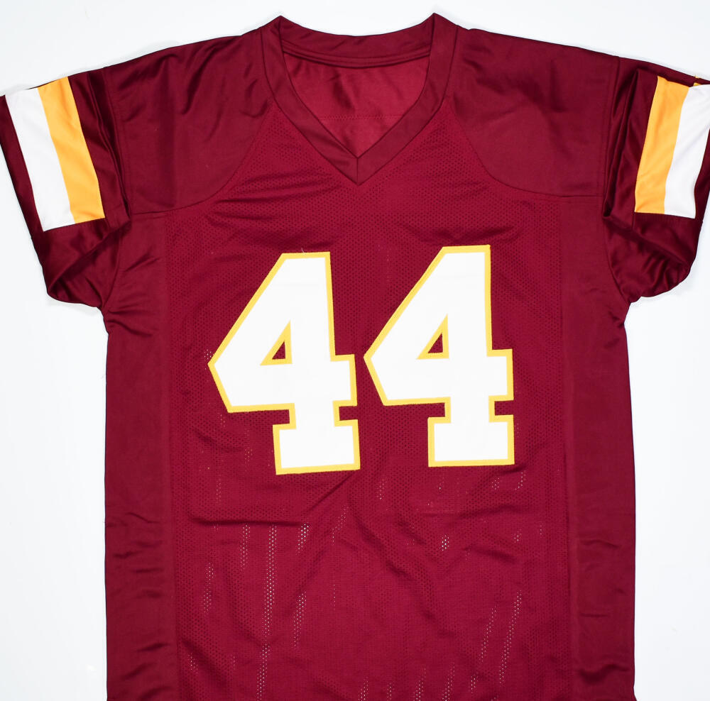 John Riggins Autographed Maroon Pro Style Jersey w/ HOF- Beckett W Hologram