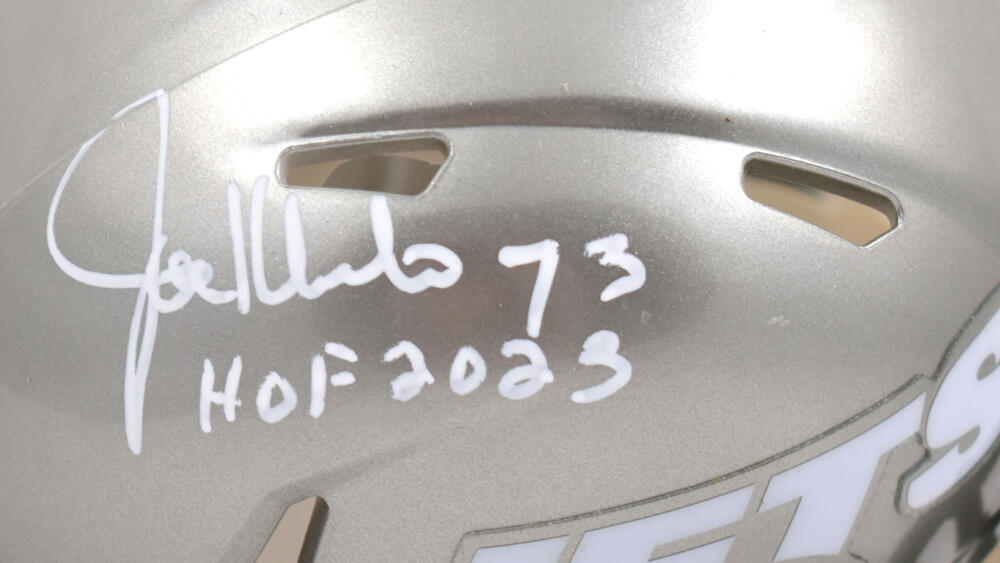Joe Klecko Autographed Jets Flash Speed Mini Helmet w/HOF-Beckett W Hologram