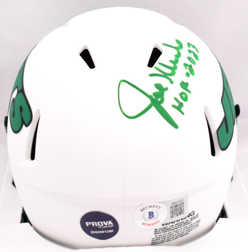 Joe Klecko Autographed Jets Lunar Speed Mini Helmet w/HOF-Beckett W Hologram