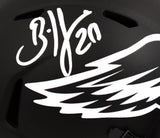 Brian Dawkins Autographed Eagles Eclipse Speed Mini Helmet- Beckett W Hologram
