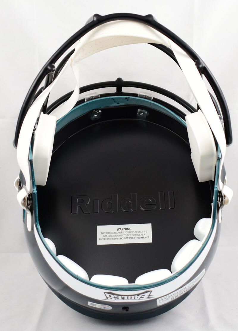 D'Andre Swift Autographed Philadelphia Eagles F/S Speed Helmet-Beckett W Holo