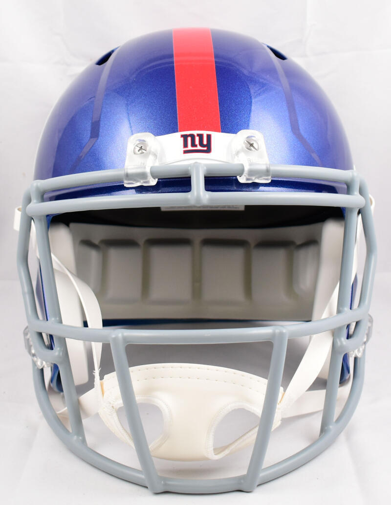 Jalin Hyatt Autographed New York Giants F/S Speed Helmet- Beckett W Holo *White
