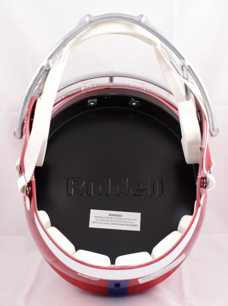 Jalin Hyatt Autographed New York Giants F/S Flash Speed Helmet- Beckett W Holo