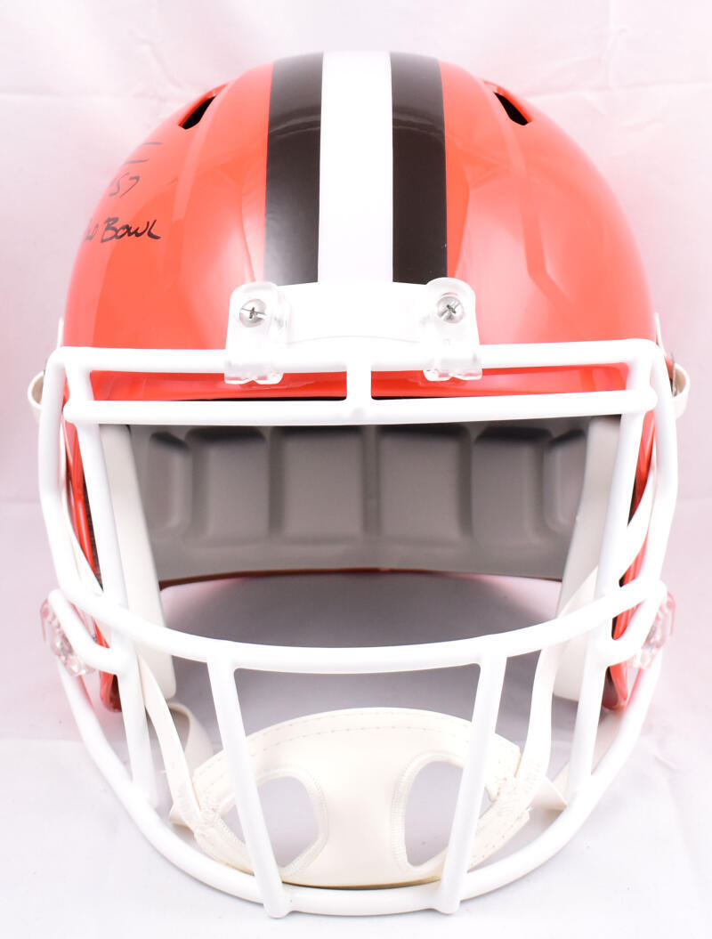 Clay Matthews Autographed Cleveland Browns F/S Speed Helmet w/4x Pro Bowl- Prova