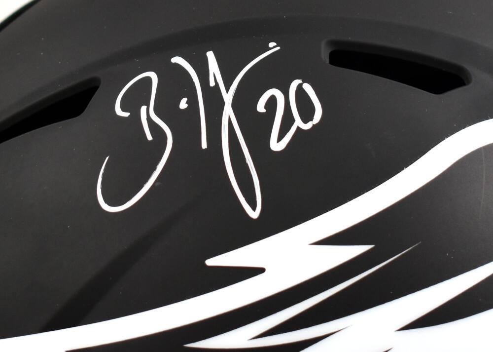 Brian Dawkins Autographed Eagles F/S Eclipse Speed Helmet- Beckett W Hologram