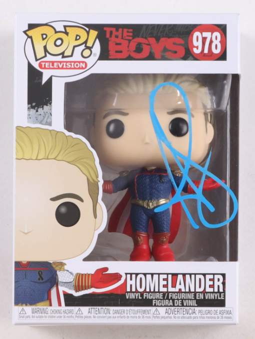 Anthony Starr Signed "The Boys" #978 Homelander Funko Pop! Vinyl Figure - PSA