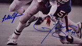 Lawrence Taylor Randall Cunningham Signed 16X20 Sack Photo w/HOF-Beckett W Holo