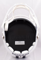 Dak Prescott Signed Cowboys F/S ALT 2022 Speed Helmet-Beckett W Holo *Light Blue