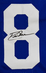 Roger Staubach Drew Pearson Autographed Blue Pro Style Jersey-Beckett W Hologram