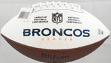 Champ Bailey Autographed Denver Broncos Logo Football-Beckett W Hologram *Black