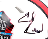 Ed Reed Ray Lewis Autographed Hall of Fame Speed Mini Helmet-Beckett W Hologram