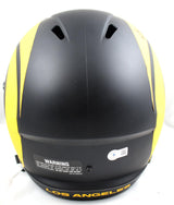 Kurt Warner Autographed Rams F/S Eclipse Speed Helmet- Beckett W Hologram *Black