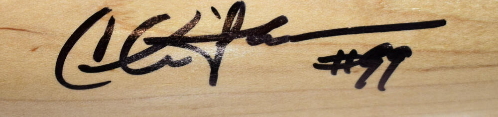 Corbin Bernsen Charlie Sheen Signed Blonde Louisville Slugger Bat- BeckettW Holo