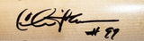 Corbin Bernsen Charlie Sheen Signed Blonde Louisville Slugger Bat- BeckettW Holo