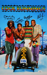 Lewis, Doug, Leon & Yoba Signed 18x12 Photo Autographed 18X12 Cool Runnings-JSAW