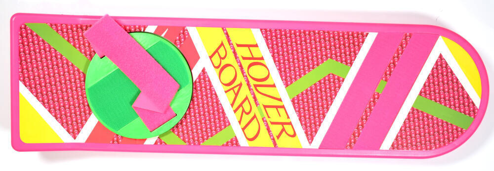 MICHAEL J FOX CHRISTOPHER LLOYD Autographed BACK TO THE FUTURE Hoverboard BAS Wi
