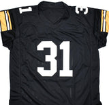 Donnie Shell Autographed Black Pro Style Jersey w/HOF-Beckett W Hologram *Black