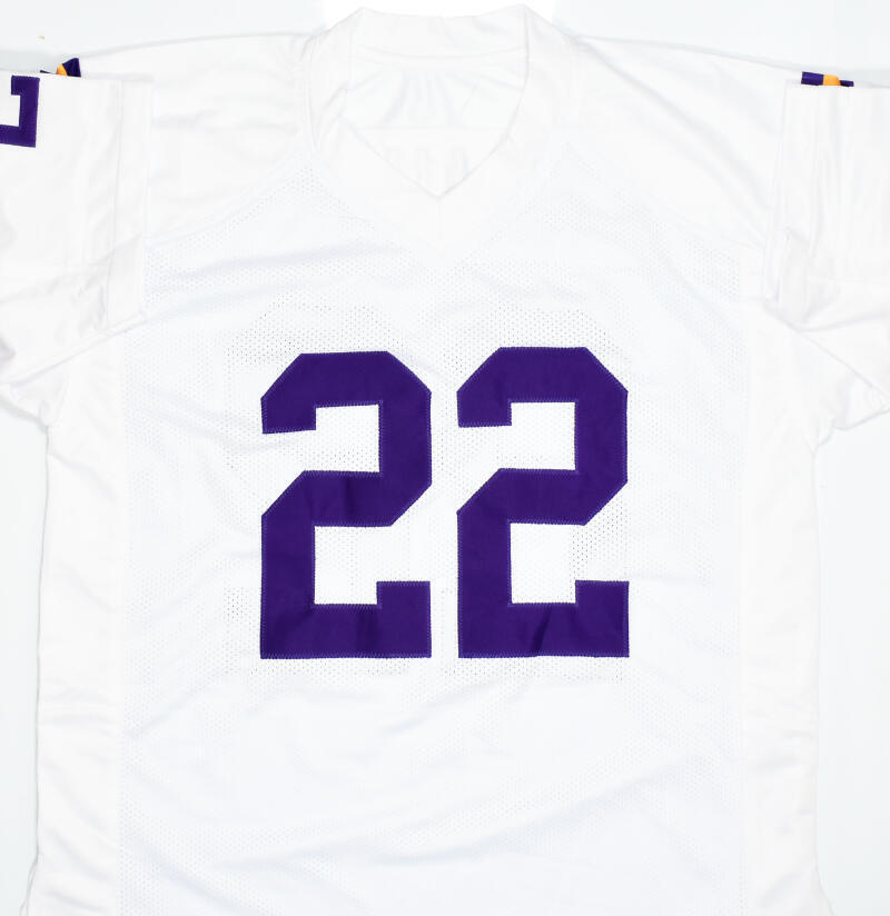 Paul Krause Autographed White Pro Style Jersey w/ HOF- Beckett W Hologram