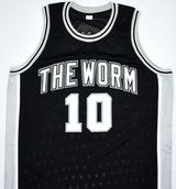 Dennis Rodman Autographed Black Jersey - Beckett W Hologram *Black