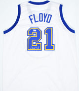 Sleepy Floyd Autographed White Pro Style Jersey- Beckett W Hologram *Silver