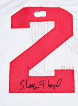 Sleepy Floyd Autographed White Pro Style Jersey- Beckett W Hologram *Black