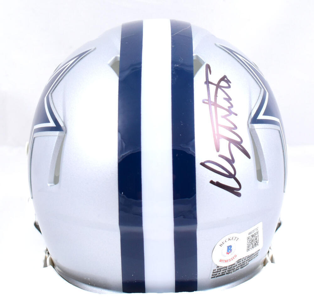 Danny White Autographed Dallas Cowboys Speed Mini Helmet-Beckett W Hologram