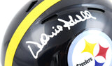 Donnie Shell Autographed Pittsburgh Steelers Speed Mini Helmet - Beckett W Holo