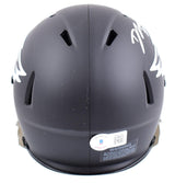 D'Andre Swift Autographed Eagles Eclipse Speed Mini Helmet-Beckett W Hologram