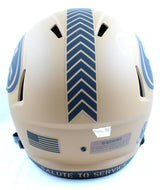 Joe Montana Autographed 49ers F/S Salute to Service 2023 Speed Helmet- Fanatics
