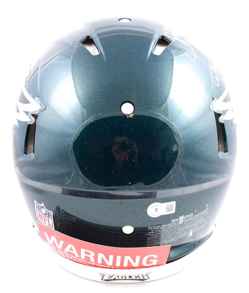 Brian Dawkins Signed Eagles F/S Speed Authentic Helmet w/ Weapon X-Beckett W