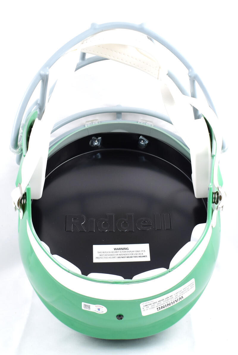 Ron Jaworski Autographed Eagles F/S Alternate 2023 Speed Helmet- Beckett W Holo