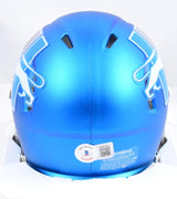 Sam LaPorta Signed Detroit Lions Alternate 2023 Speed Mini Helmet - Beckett W