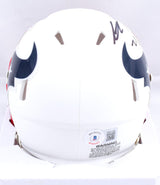 Steven Nelson Autographed Texans Flat White Speed Mini Helmet-Beckett W Hologram